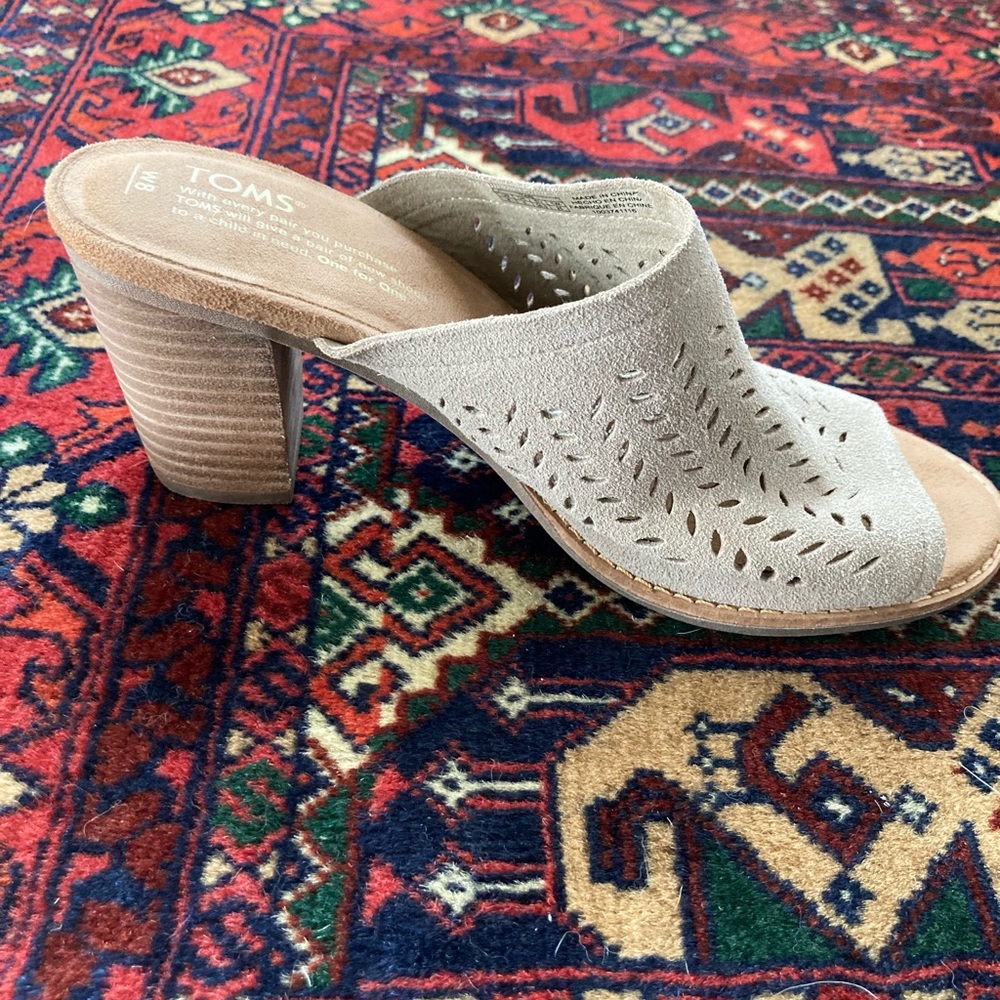 NEW Toms Majorca Mule Slip on heel
